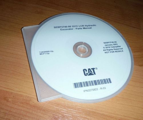 Ersatzteilbuch ET-Katalog Caterpillar CAT 321C LCR Kettenbagger