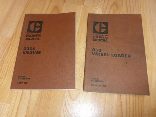 Historic Parts book for CAT 950A with 3304 engine