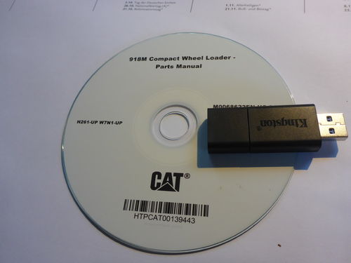 Ersatzteilbuch ET-Katalog Caterpillar CAT 918M Radlader CD und weitere Ersatzteilbücher