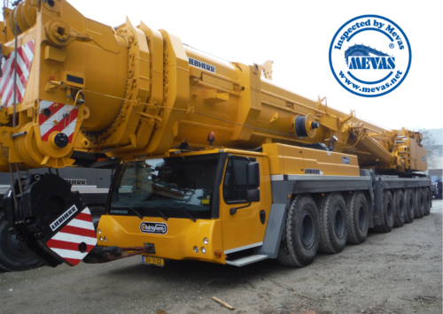 Inspection of one used crane all terrain crane